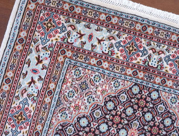 ペルシャ絨毯 イラン、ムード産 一畳サイズ